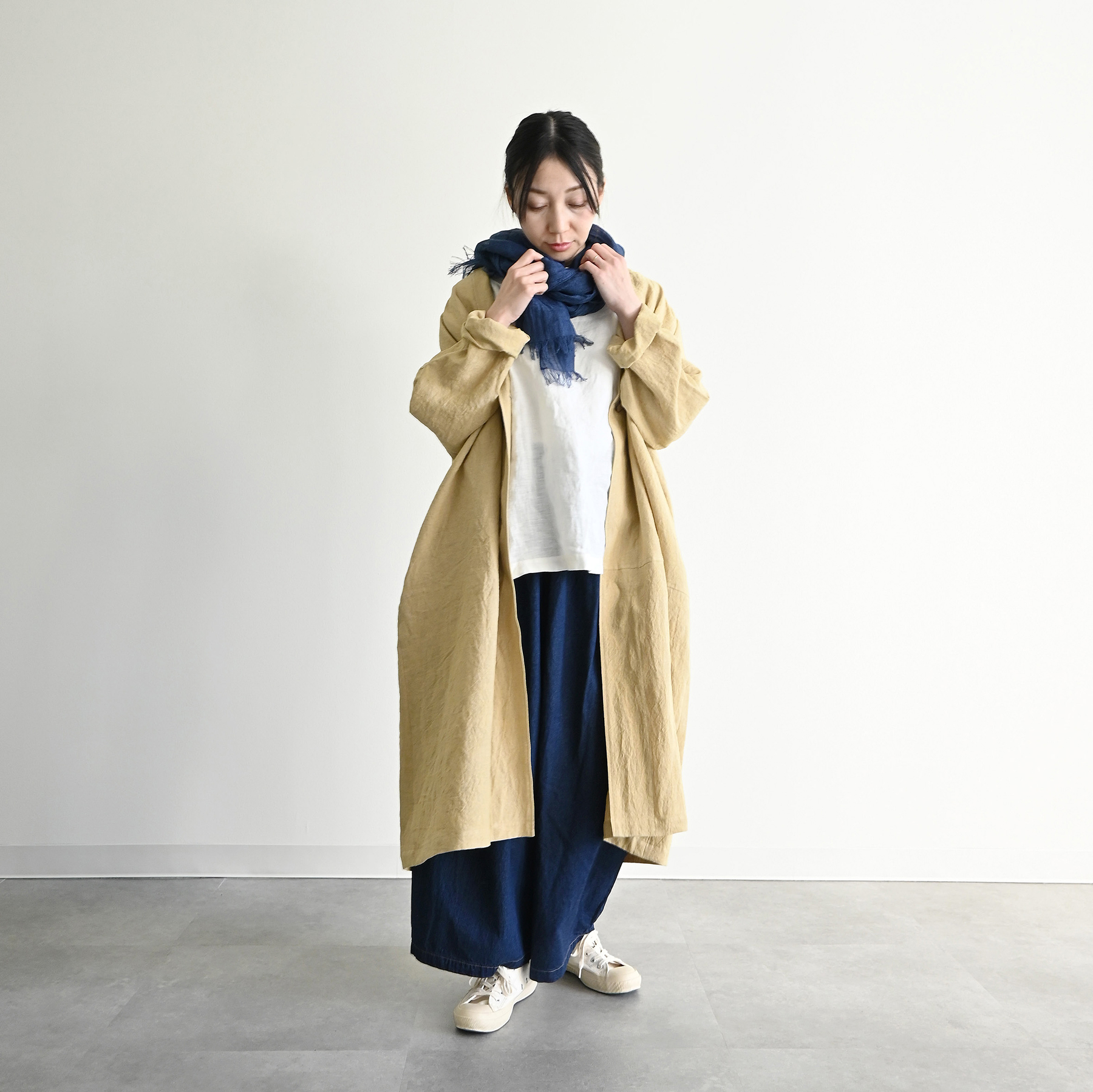 CHISHIRO 千代　シャツワンピースコート CHISHIRO 千代シャツワンピースコート